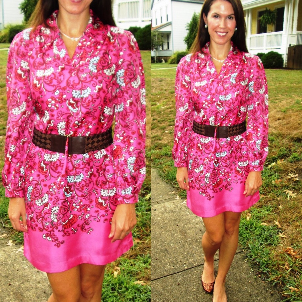 Lillly Pulitzer Wayless Belted 100% Silk Dress no belt NEW